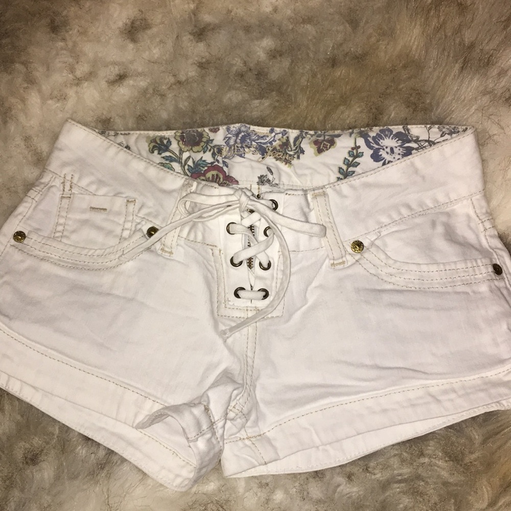 Guess Denim Shorts (White)